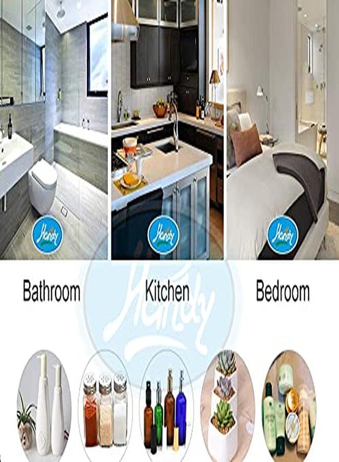 HANDY Bathroom Accessories Stainless Steel All in One Multipurpose Bathroom Shelf with Toothbrush Holder and Towel Rod All in One Item 14 x 5 inch - Image 5